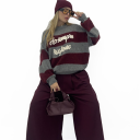 maglione con ricamo ho sempre ragione